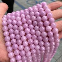 Kunzite Beads Round polished DIY purple nickel lead & cadmium free Sold By Strand