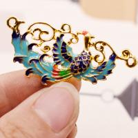 Zinc Alloy Connector with enamel fashion jewelry & DIY & hollow multi-colored Sold By PC