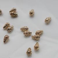 cobre grânulos, miçangas, banhado a cores de alta qualidade de ouro, DIY, dourado, níquel, chumbo e cádmio livre, 4x6mm, 50PCs/Bag, vendido por Bag
