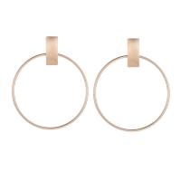 Zinc Alloy Drop Earrings plated for woman nickel lead & cadmium free 60mm Sold By Pair