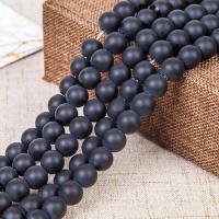 Perline naturali in agata nero, Cerchio, DIY & formato differente per scelta, Venduto da filo