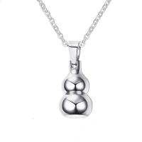 Stainless Steel Cinerary Casket Pendant Calabash plated fashion jewelry & Unisex silver color Sold By PC