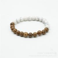 Wrist Mala Wood Round handmade frosted 8mm Sold Per 8 mm Strand
