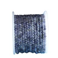 Πέτρες ημιπολύτιμες διακοσμητικός λίθος Χάντρα, Γύρος, γυαλισμένο, DIY & πολύπλευρη, σκούρο μπλε, 2mm, Sold Με Strand