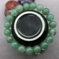 Natural Goldstone Bracelet Green Aventurine Round fashion jewelry & Unisex green 19CM Sold By Strand