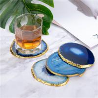 Cup Pad Agate plated durable 6-8cm Sold By Lot