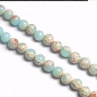 Koreite Beads Round plated fashion jewelry & DIY Sold By Strand