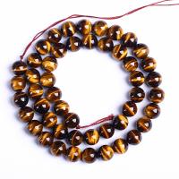 Natural Tiger Eye Beads plated fashion jewelry & DIY Sold By Strand