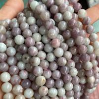 Gemstone Jewelry Beads Lilac Beads Round fashion jewelry & DIY light purple Sold By Strand