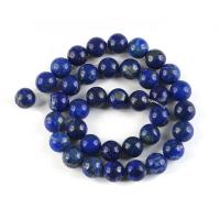 Lapis Lazuli Beads, Ronde, gepolijst, DIY & verschillende grootte voor keus, azuursteen, Verkocht door Strand