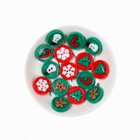 Resin Button Round DIY mixed colors Sold By Bag