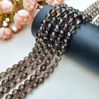 Natural Smoky Quartz Beads Round polished DIY  Sold By Strand