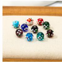 Bumpy Lampwork Beads plated fashion jewelry & DIY 12mm Sold By PC