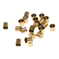 Stainless Steel End Caps Column gold color plated Sold By PC
