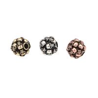 Grânulos de jóias de latão, cobre, banhado, joias de moda, Mais cores pare escolha, 10mm, vendido por PC