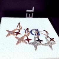 Zinc Alloy Drop Earring Geometrical Pattern plated for woman & with rhinestone nickel lead & cadmium free Sold By Pair