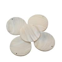Shell Pendants polished DIY white Sold By PC