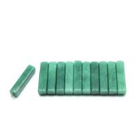 Ciondoli pietra avventurina , avventurina verde, Rettangolo, lucido, DIY, verde, 12x50mm, Venduto da PC