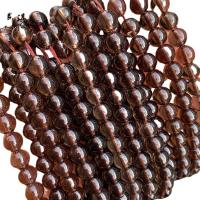 Natural Smoky Quartz Beads Round polished DIY tan Sold By Strand