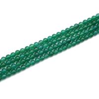 Perline in agata verde naturale, Cerchio, lucido, DIY & formato differente per scelta, verde, Venduto da filo