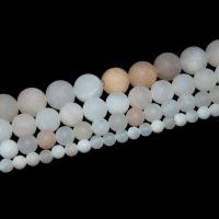 Natural Aventurine Beads Pink Aventurine Round DIY & frosted Sold By Strand