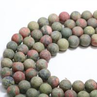 Unakite Beads, Runde, poleret, du kan DIY & forskellig størrelse for valg, flere farver til valg, Solgt af Strand