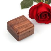 Earring Box, Wood, polished, more colors for choice, 60x60x45mm, Sold By Box