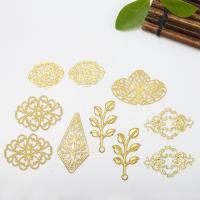 Hair Accessories DIY Findings, Brass, plated, fashion jewelry & different styles for choice, yellow, Sold By PC