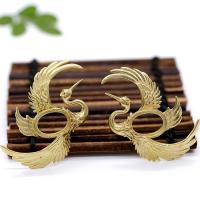 Hair Accessories DIY Findings, Brass, plated, fashion jewelry, yellow, Sold By Pair
