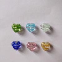 Unutarnji Twist lampwork perle, pozlaćen, modni nakit & možete DIY, više boja za izbor, 15x15mm, Prodano By PC