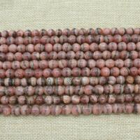 Natural Rhodonite Beads Rhodochrosite Round polished red Sold By Strand