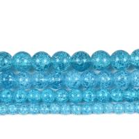 Round Crystal Beads polished DIY Sapphire Sold By Strand