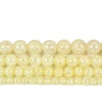 Round Crystal Beads polished DIY Lt colorado topaz Sold By Strand
