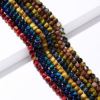 Tiger Eye Beads, Runde, poleret, du kan DIY, flere farver til valg, 8mm, Solgt af Strand