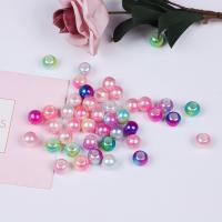 ABS Plastic Beads plated durable mixed colors 5mm Sold By KG