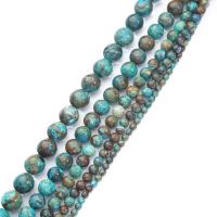 Larimar Perle, rund, poliert, DIY & verschiedene Größen vorhanden, verkauft von Strang