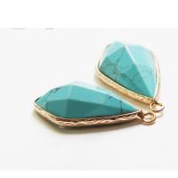 Agate Jewelry Pendants with Brass fashion jewelry & DIY Sold By Bag
