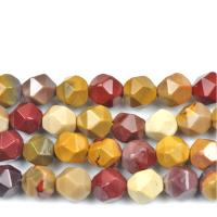 Yolk Stone Beads, poleret, du kan DIY & facetteret, 8mm, Solgt af Strand