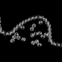 Okrągłe kryształowe koraliki, Kryształ, Koło, obyty, DIY & fasetowany, kryształowy, 8mm, 72komputery/Strand, sprzedane przez Strand