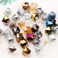 Perles de cristal bicône, Placage, DIY & facettes, plus de couleurs à choisir, 4mm, 100PC/brin, Vendu par brin