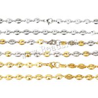Stainless Steel Chain Necklace plated Unisex & curb chain Sold Per Approx 19 Inch Strand