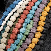 Perles de lave naturelle, lave volcanique, DIY, couleurs mélangées, 22mm, Vendu par brin
