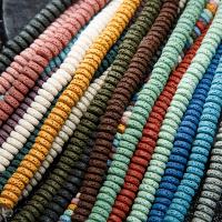 Natural Lava Beads Round DIY mixed colors 30mm Sold By Strand