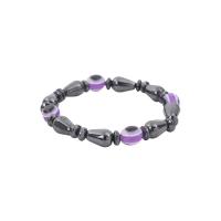 Magnetic Jewelry Bracelet Hematite fashion jewelry & Unisex multi-colored 190mm Sold Per Approx 7.5 Inch Strand