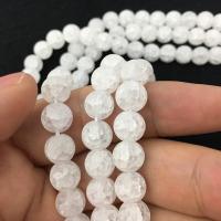Crackle Quartz Beads Crystal Round polished DIY Crystal Sold By Strand