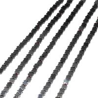 Grânulos de hematita magnética, polido, 4x4x3mm, vendido para Aprox 16 inchaltura Strand
