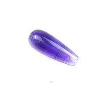 Amethyst Half Hole Bead fashion jewelry & DIY purple 10*25mm Sold By PC
