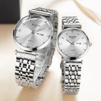 Couple Watch Bracelets Zinc Alloy with Glass & Stainless Steel Life water resistant & fashion jewelry & Unisex nickel lead & cadmium free 220*20mmuff0c195*16mm Sold By PC