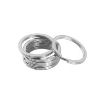 Ανοξείδωτο χάλυβα Split Ring, Από ανοξείδωτο χάλυβα, Λουκουμάς, διαφορετικό μέγεθος για την επιλογή, Sold Με PC