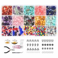 Natural Gravel Jewelry Finding Set DIY & mixed 200*150*50mm Sold By Box